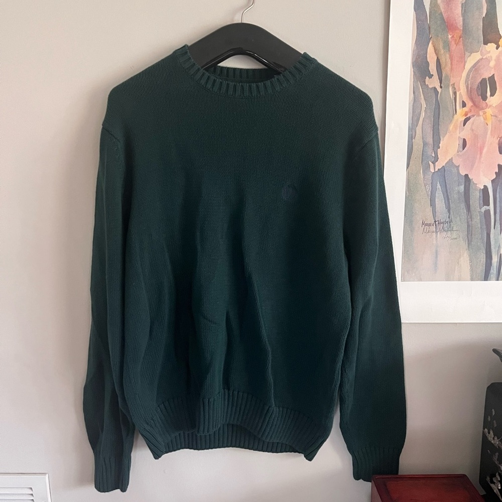 Chaps Men's Green Sweater